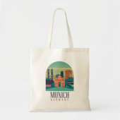 Canvas München Duitsland Tote Bag (Voorkant)