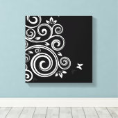 Canvas Muur Art-Art Deco werveling (Insitu (Houten vloer))