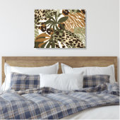 Canvas Muur Art-Oerwoud Dierenprint Afdruk (Insitu (Slaapkamer))