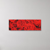 Canvas Muur Art-rode rozen (Voorkant)
