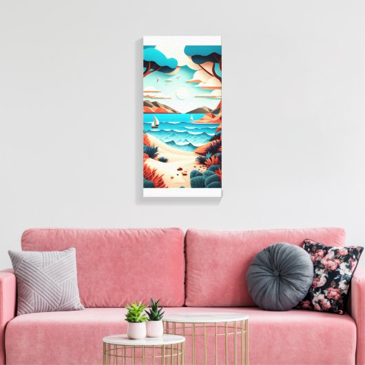 Canvas Natuur Kunst (Insitu (Woonkamer))