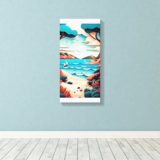 Canvas Natuur Kunst (Insitu (Houten vloer))