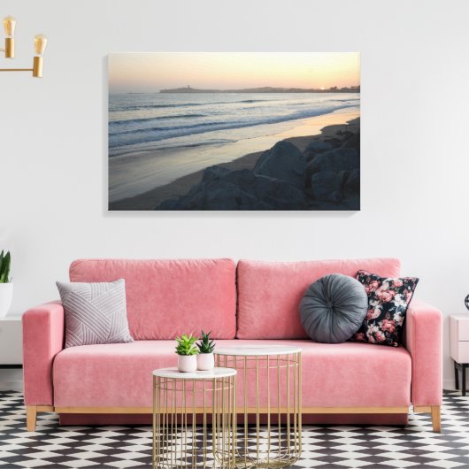 Canvas Noordelijke Californische strand Afdruk (Insitu (Woonkamer))