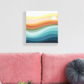 Canvas of acrylprint | Moderne Abstracte woning de (Insitu (Woonkamer))