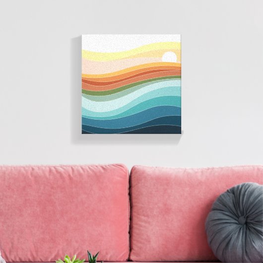 Canvas of acrylprint | Moderne Abstracte woning de (Insitu (Woonkamer))