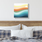Canvas of acrylprint | Moderne Abstracte woning de (Insitu (Slaapkamer))