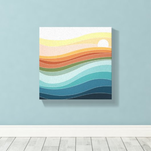 Canvas of acrylprint | Moderne Abstracte woning de (Insitu (Houten vloer))