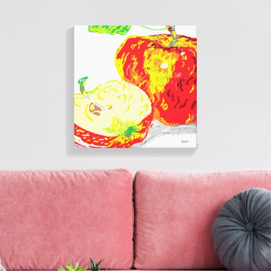 Canvas omslag / Apple a Day (Insitu (Woonkamer))