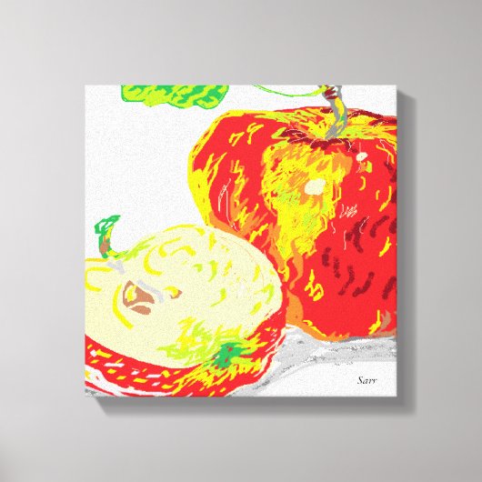 Canvas omslag / Apple a Day Afdruk (Voorkant)