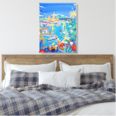 Canvas omslag: Dagreis naar Truro Afdruk (Insitu (Slaapkamer))
