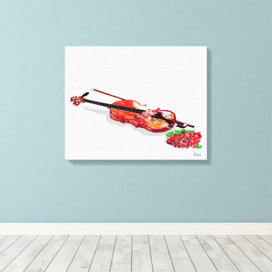 Canvas omslag / Soft Music (Insitu (Houten vloer))