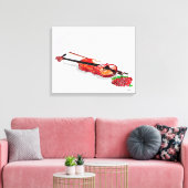 Canvas omslag / Soft Music Afdruk (Insitu (Woonkamer))