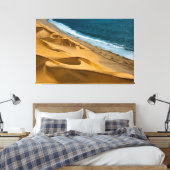 canvas omwikkeld op zee en op het strand afdruk (Insitu (Slaapkamer))
