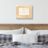 Canvas ontwerp. afdruk (Insitu (Slaapkamer))