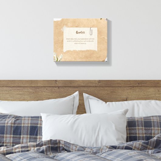 Canvas ontwerp. afdruk (Insitu (Slaapkamer))