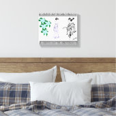 Canvas: Oudgrieks Canvas Afdruk (Insitu (Slaapkamer))