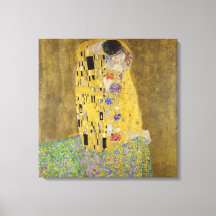 CANVAS PANEL : GUSTAV KLIMT : DE KISS