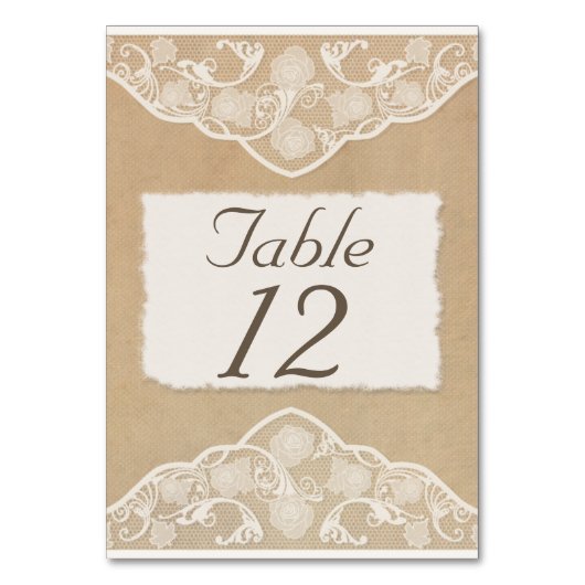 Canvas, Papier & Kant Kijk Tafelnummer (Voorkant)