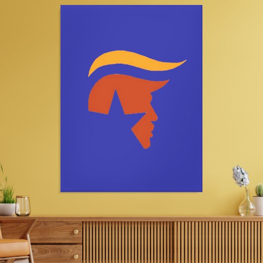 CANVAS - PATRIOTTISCH PROFIEL AFDRUK (Insitu (Woonkamer))