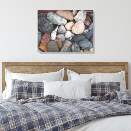 Canvas (Pebbles #2) RFPMDesignes ©️ 2012 Afdruk (Insitu (Slaapkamer))