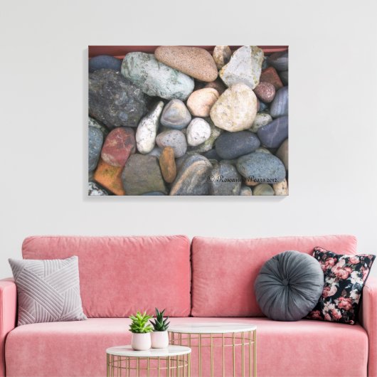 Canvas (Pebbles #2) RFPMDesignes ©️ 2012 Afdruk (Insitu (Woonkamer))