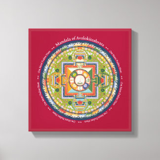 CANVAS PLEIN - Mandala van Chenrezig (Compassie)