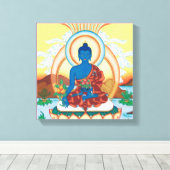 CANVAS PLEIN - Medicijn Boeddha - Healing Master (Insitu (Houten vloer))