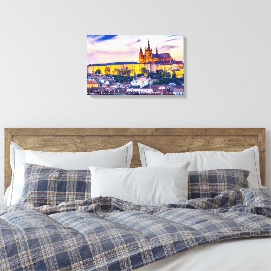 Canvas Praag (Insitu (Slaapkamer))