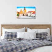 Canvas Praag Afdruk (Insitu (Slaapkamer))
