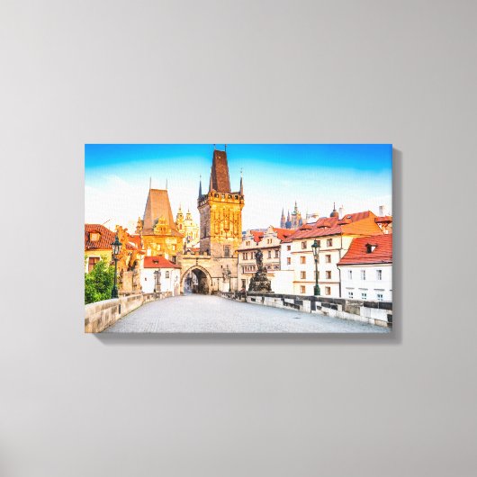 Canvas Praag Afdruk (Voorkant)