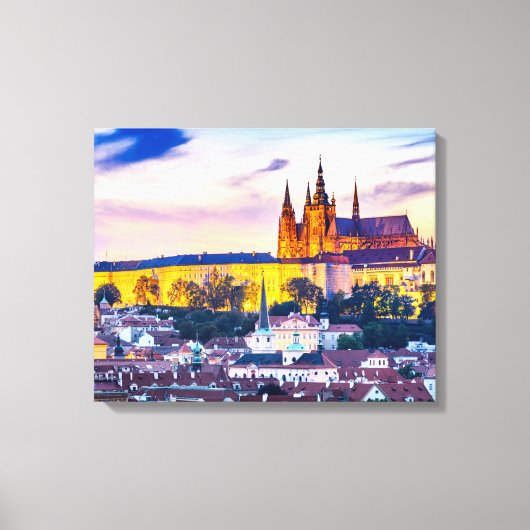 Canvas Praag Afdruk (Voorkant)