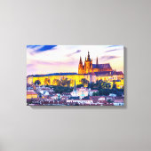Canvas Praag Afdruk (Voorkant)