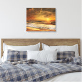 Canvas prin voor de fotografie van het strand Ocea (Insitu (Slaapkamer))