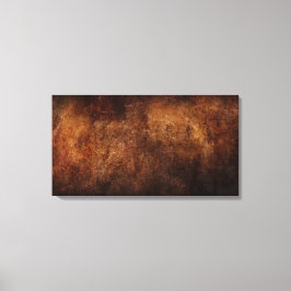 Canvas print - Abstract getextureerd roust bruin b