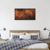 Canvas print - Abstract getextureerd roust bruin b (Insitu (Slaapkamer))