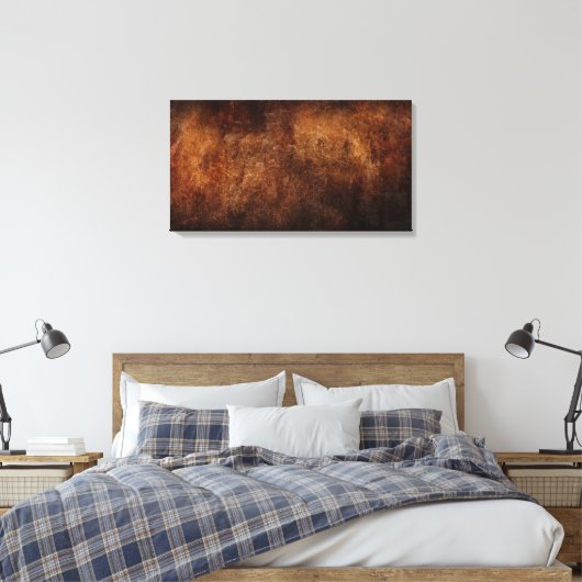 Canvas print - Abstract getextureerd roust bruin b (Insitu (Slaapkamer))