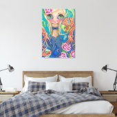 Canvas Print "Aquatic Mermaid" (Insitu (Slaapkamer))