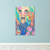 Canvas Print "Aquatic Mermaid" (Insitu (Houten vloer))