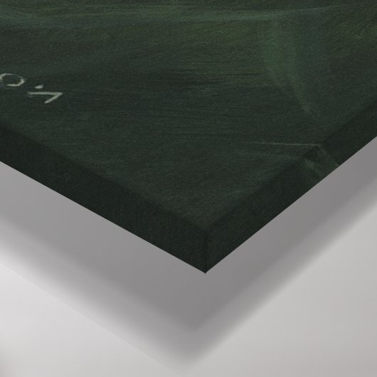 Canvas Print baby Cheetah II (Hoek(Onderkant))