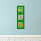 Canvas Print - Botanische Triptych (Insitu (Houten vloer))