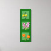 Canvas Print - Botanische Triptych (Voorkant)