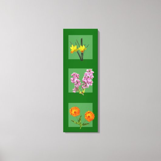 Canvas Print - Botanische Triptych (Voorkant)