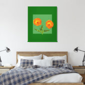 Canvas Print - Calendula (Insitu (Slaapkamer))