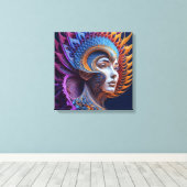 Canvas Print (Exotic Beauty) (Insitu (Houten vloer))