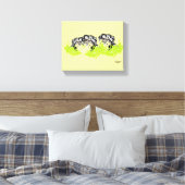 Canvas print: Familieloed Afdruk (Insitu (Slaapkamer))