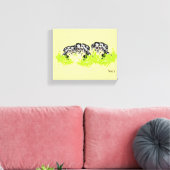 Canvas print: Familieloed Afdruk (Insitu (Woonkamer))
