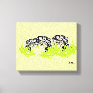 Canvas print: Familieloed Afdruk