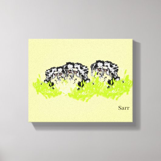 Canvas print: Familieloed Afdruk (Voorkant)