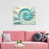 Canvas Print-Fibonacci-reeks in Natuur Zee Life Afdruk (Insitu (Woonkamer))
