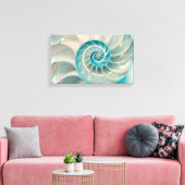 Canvas Print-Fibonacci-reeks in Natuur Zee Life Afdruk (Insitu (Woonkamer))